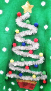 ugly sweater Christmas tree