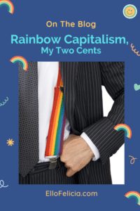 Rainbow Capitalism pin