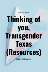 Transgender Texas (Resources)
