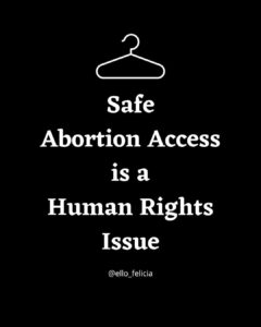 safe abortion access is a human rights issue