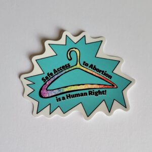 ello felicia safe access sticker abortion resources